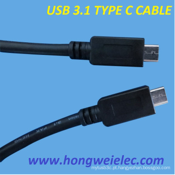 Tipo C fio C para C cabo USB 3.1 USB